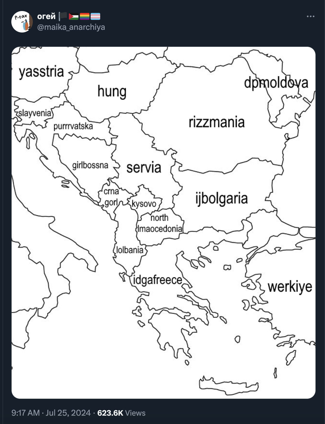 atlas - anarchiya yasstria dpmoldova hung slayvenia purrrvatska rizzmania girlbossna servia cma gorkysova lolbania north maocedonial idgafreece ijbolgaria Views werkiye